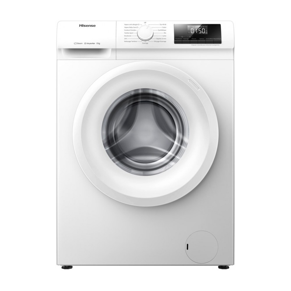 Waschmaschine Hisense WFLE8014EVM mit Frontlader 8 kg