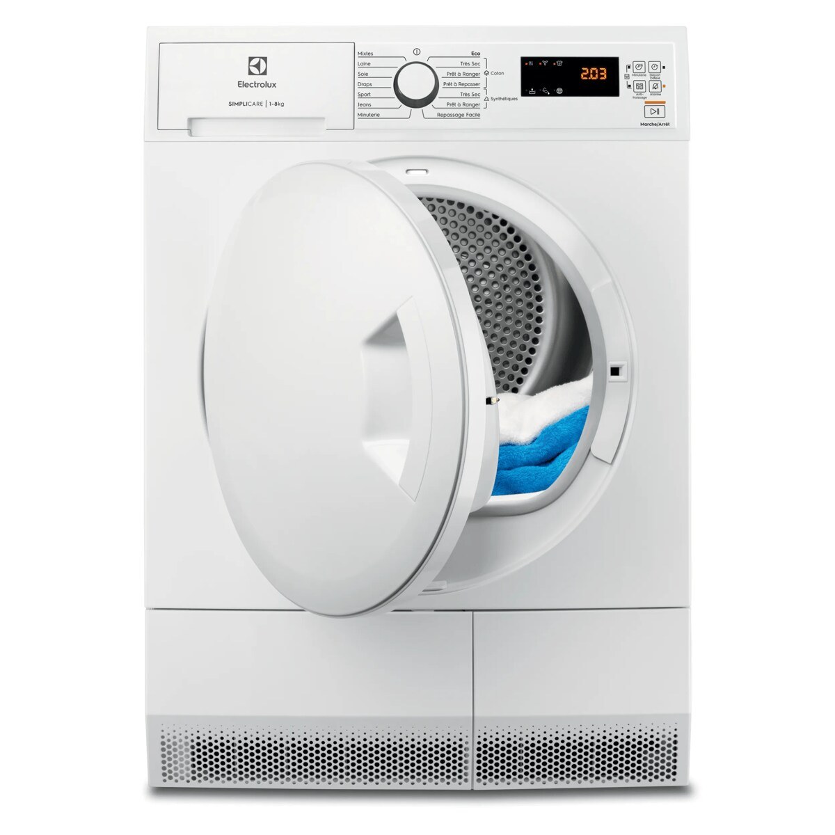 Electrolux EDHF2812WE – Wärmepumpentrockner 8 kg