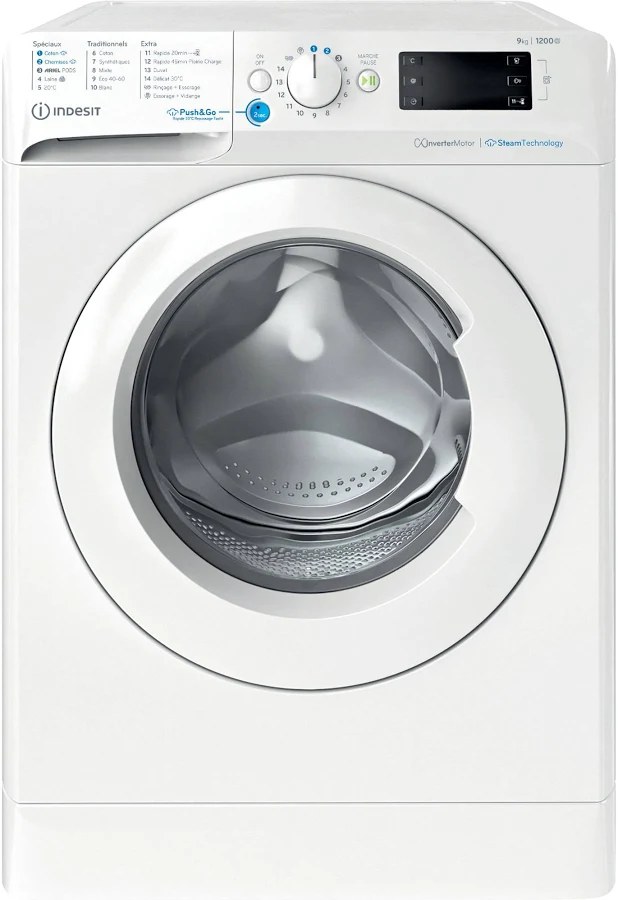 Indesit BWE91296XWVFR 9 kg – Frontlader Waschmaschine